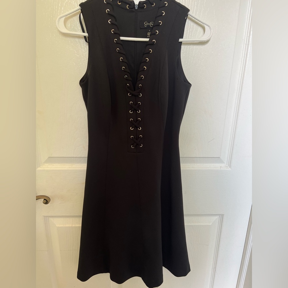 Black cocktail dress